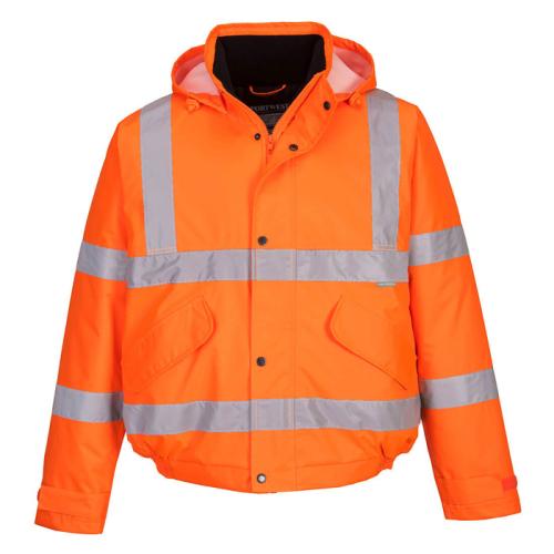 HI VISIBILITY BOMBER JACKET ORANGE RIS-3279 - 2XL