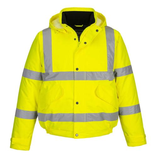 HI VISIBILITY BOMBER JACKET YELLOW CLASS EN343 - LARGE