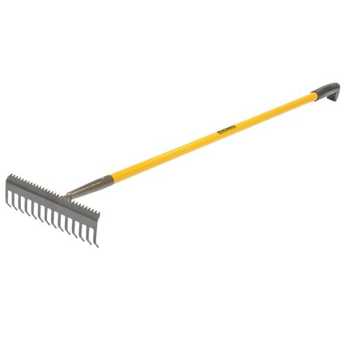 ROUGHNECK SHARP EDGE LAWN SOIL RAKE