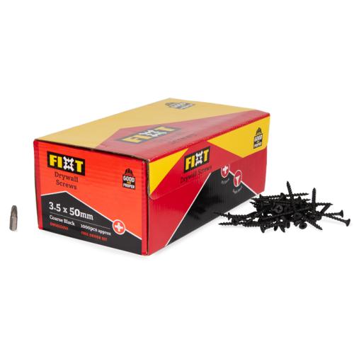GOOD AND PROPER FIXT 3.5 X 50MM DRYWALL SCREWS - BOX 1000