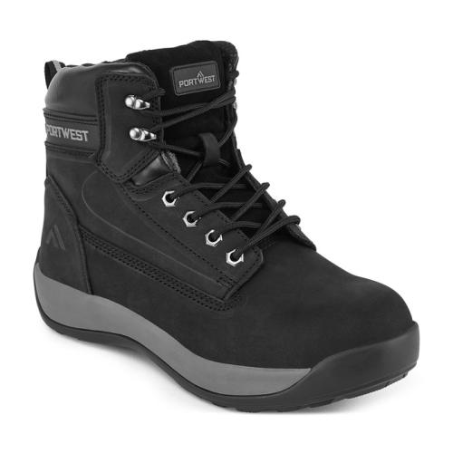 STEELITE CONSTRUCTION NUBUCK SAFETY BOOT S3 - SIZE 7