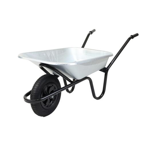 GALV 85 LTR WHEELBARROW PNEU STEEL