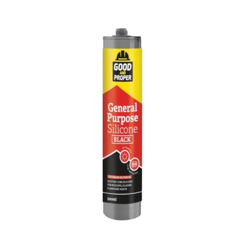 GOOD & PROPER GENERAL PURPOSE SILICONE BLACK 300ML