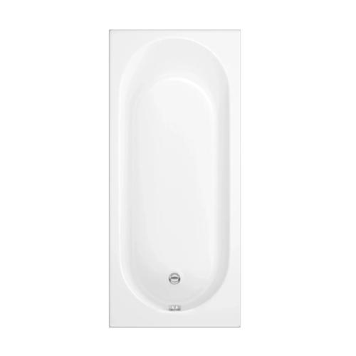 Harper & Brooke Argento 1800mm x 800mm Toughened Single Ended Bath
