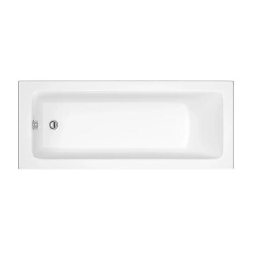Harper & Brooke Corbel 1700mm x 700mm Toughened Single Ended Bath
