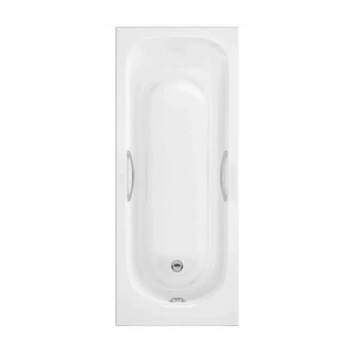 Harper & Brooke Carrara 1700mm x 700mm Toughened Gripped Bath