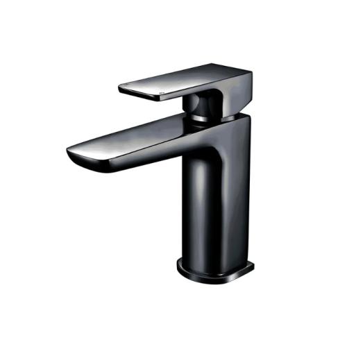 Harper & Brooke Morley Electroplated Mono Basin Mixer w/ Pop Up Waste - Black