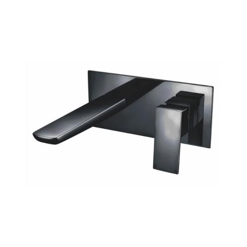 Harper & Brooke Morley Electroplated Wall Mounted Bath Filler - Black
