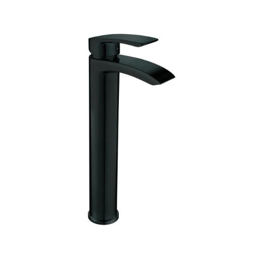Harper & Brooke Tudor Electroplated Tall Mono Basin Mixer - Black