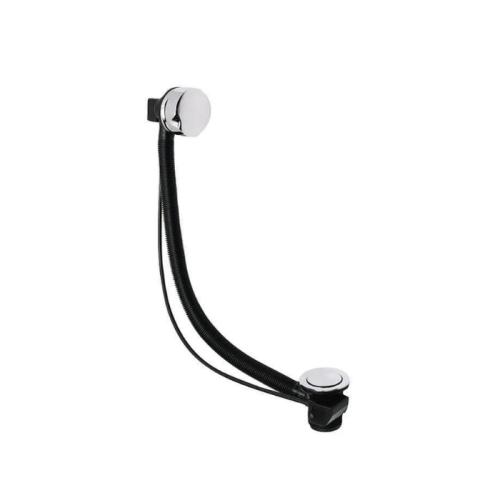 Harper & Brooke Combi Bath Waste w/ Overflow & Parking Plug - Chrome