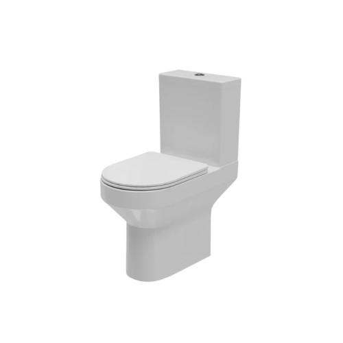 Harper & Brooke Chiltern Round Comfort Height Close Coupled Open Back WC Pan
