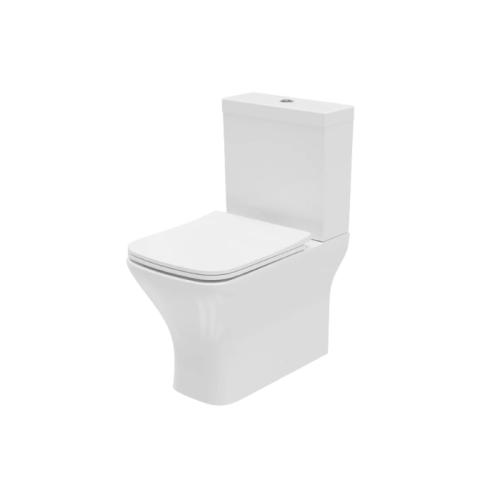 Harper & Brooke Sienna Square Close Coupled Closed Back WC Pan