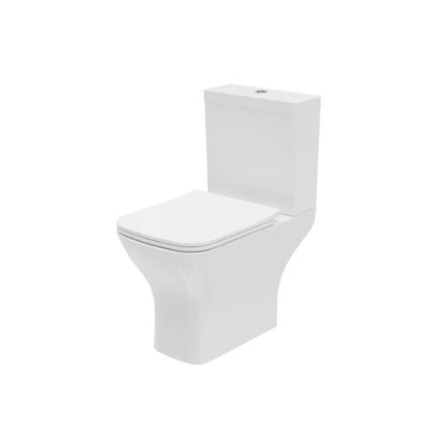 Harper & Brooke Sienna Square Close Coupled Open Back WC Pan