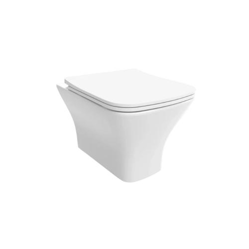 Harper & Brooke Sienna Square Wall Hung WC Pan
