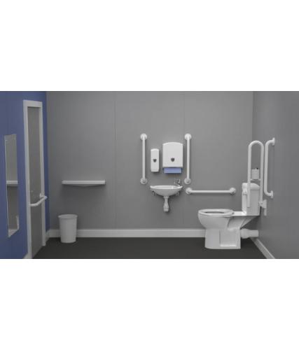 Harper & Brooke Rimless Close Coupled Doc M Pack - White