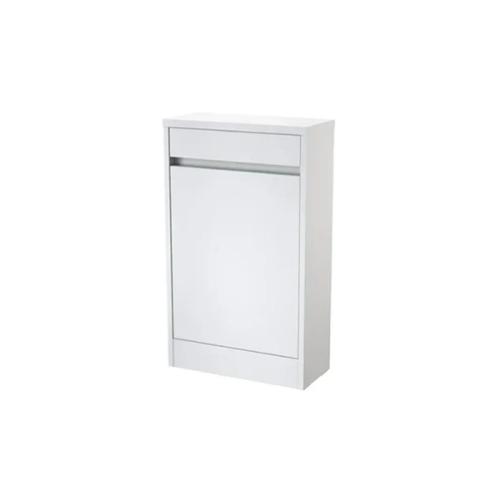 Harper & Brooke Granby 500mm x 850mm x 250mm WC Unit Only - Matt White