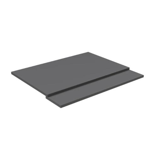 Harper & Brooke Granby 700mm Bath Panel - Matt Grey