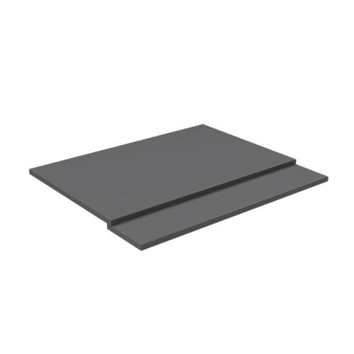 Harper & Brooke Granby 800mm Bath Panel - Matt Grey