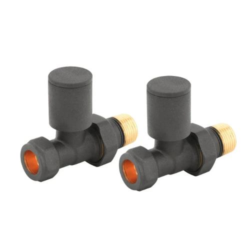 Harper & Brooke TMV Non-Thermostatic Straight Valve - Anthracite