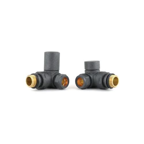 Harper & Brooke TMV Non-Thermostatic Corner Valve - Anthracite