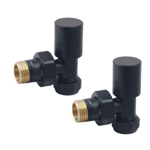 Harper & Brooke TMV Non-Thermostatic Angled Valve - Black