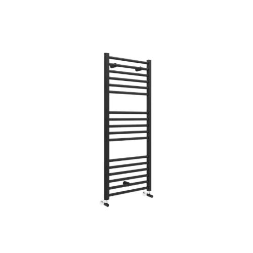 Harper & Brooke Terrano Straight Towel Warmer - Matt Black 1200mm x 400mm