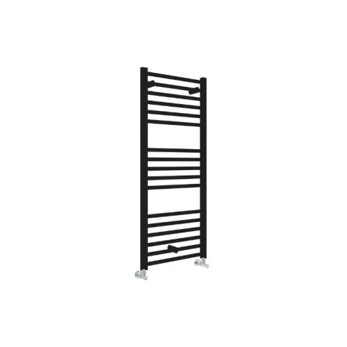 Harper & Brooke Terrano Straight Towel Warmer - Matt Black 1200mm x 500mm