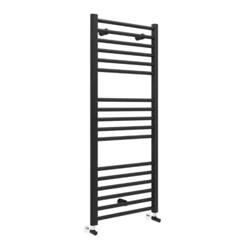 Harper & Brooke Terrano Straight Towel Warmer - Matt Black 1200mm x 600mm