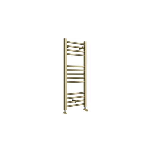 Harper & Brooke Terrano Straight Towel Warmer - Brushed Brass 1000mm x 400mm