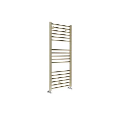 Harper & Brooke Terrano Straight Towel Warmer - Brushed Brass 1600mm x 500mm