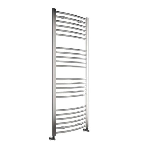 Harper & Brooke Terrano Curved 1600 x 600mm Towel Warmer - Chrome