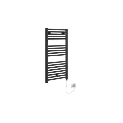 Harper & Brooke Terrano Electric 920 x 400mm Towel Warmer - Matt Black