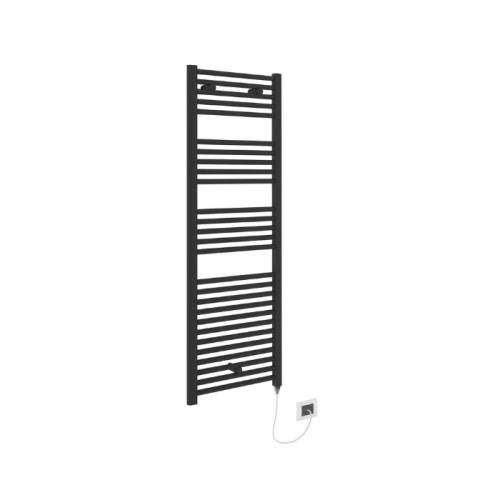 Harper & Brooke Terrano Electric 1375 x 400mm Towel Warmer - Matt Black