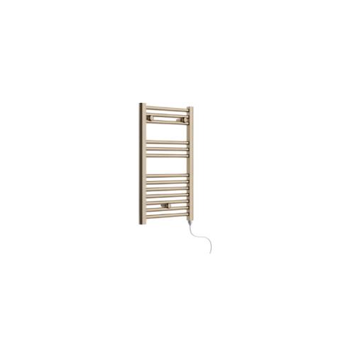 Harper & Brooke Terrano Electric 720 x 400mm Towel Warmer - Brushed Brass