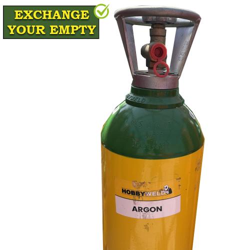 HOBBYWELD ARGON GAS REFILL PLUS 20 LITRE @ 137 BAR UN1006