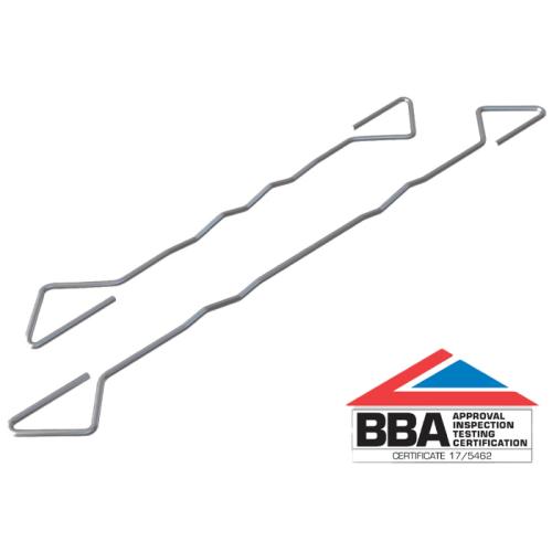 VISTA 225MM HOUSING WALL TIES STAINLESS STEEL - 250 PACK