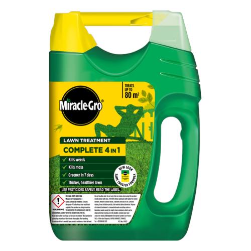 MIRACLE-GRO COMPLETE 4 IN 1 LAWN FOOD SPREADER 80M2