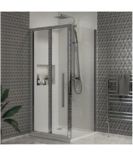 Harper & Brooke Claymore Pivot Shower Door 900mm
