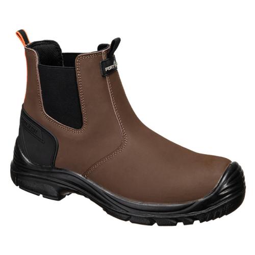 STEEL ACTION NUBUCK DEALER BOOT BROWN - SIZE 7