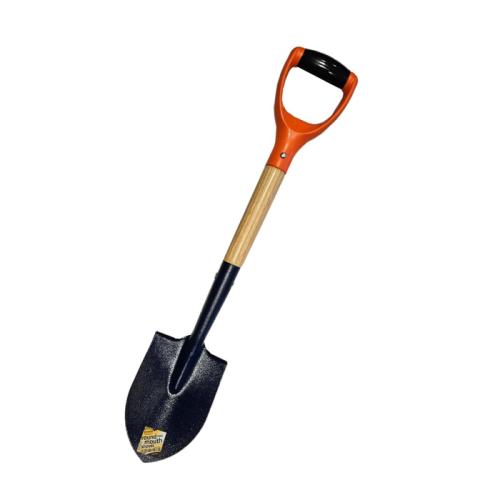 PROSOLVE MINI  ROUND POINT SHOVEL C/W WOODEN HANDLE