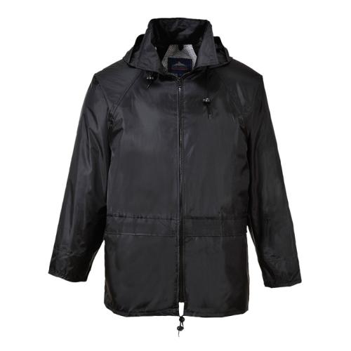 CLASSIC BLACK RAIN JACKET - MEDIUM