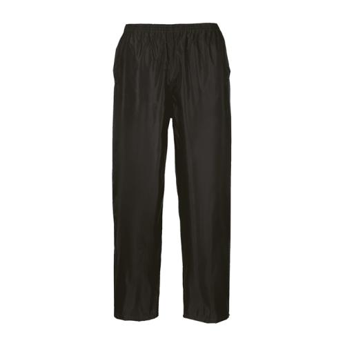 CLASSIC BLACK RAIN TROUSERS - LARGE