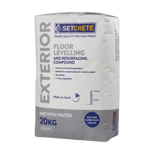 SETCRETE EXTERIOR FLOOR LEVELLING COMPOUND 20KG