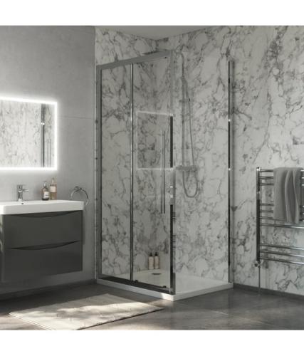 Harper & Brooke Claymore Sliding Shower Door 1200mm