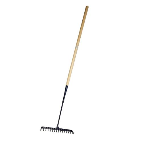 PROSOLVE TARMAC RAKE C/W WOODEN HANDLE