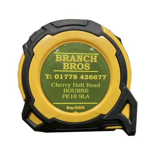 BRANCH BROS PROFESSIONAL TAPE MEASURE 8MTR/27FT