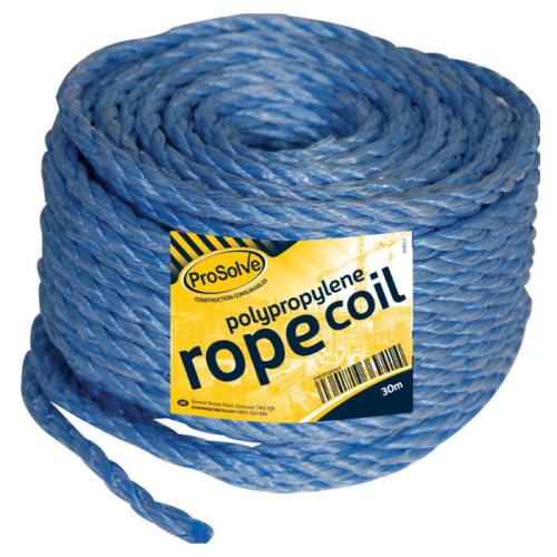 VETO BLUE POLYPROPYLENE ROPE 10MM X 30 METRE COIL