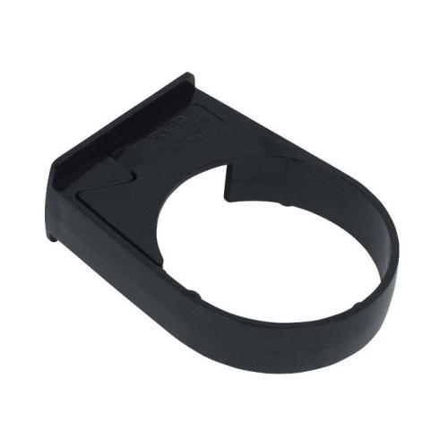 FLOPLAST 50MM MINI ROUND RAINWATER PIPE BRACKET BLACK