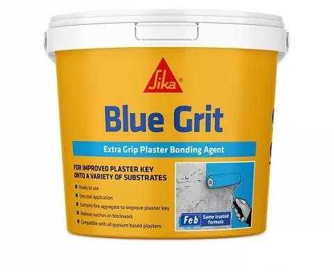 SIKA FEB BLUE GRIT PLASTER GRIP COAT BONDING AGENT 10 LITRE