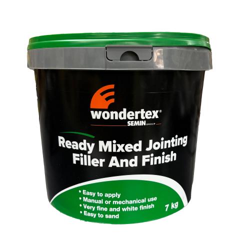 WONDERTEX READY MIX JOINTING FILLER AND FINISH 7KG TUB